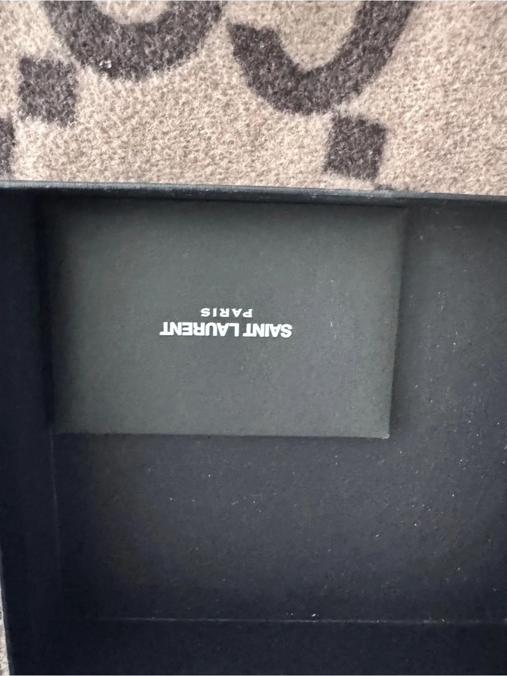 Yves Saint Laurent Black Croc-Embossed Leather Money Clip